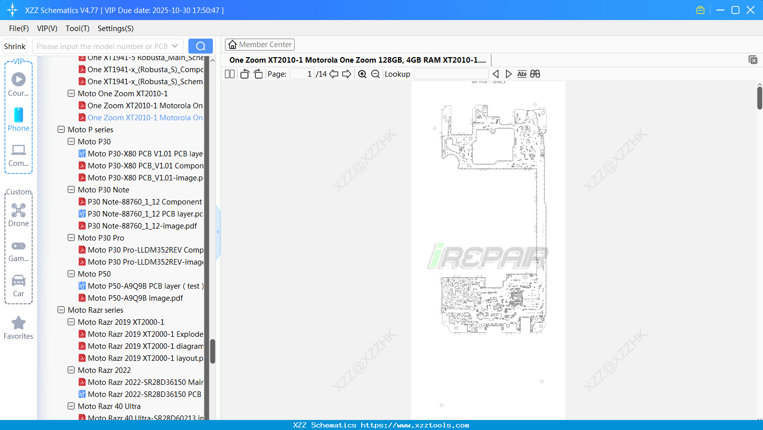 One Zoom XT2010-1 Motorola One Zoom 128GB, 4GB RAM XT2010-1